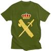 Custom Emblem Of The Spanish Civil Guard Tshirts Men Short Sleeve T Shirt Spanish Coat Of Arms Tshirt Slim Fit Pure Cotton Tee