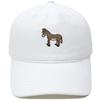 Cute Little Donkey Embroidered Baseball Cap Animal Washed Retro Dad Hat Men's and Women's Casual Outdoor Sun Hat