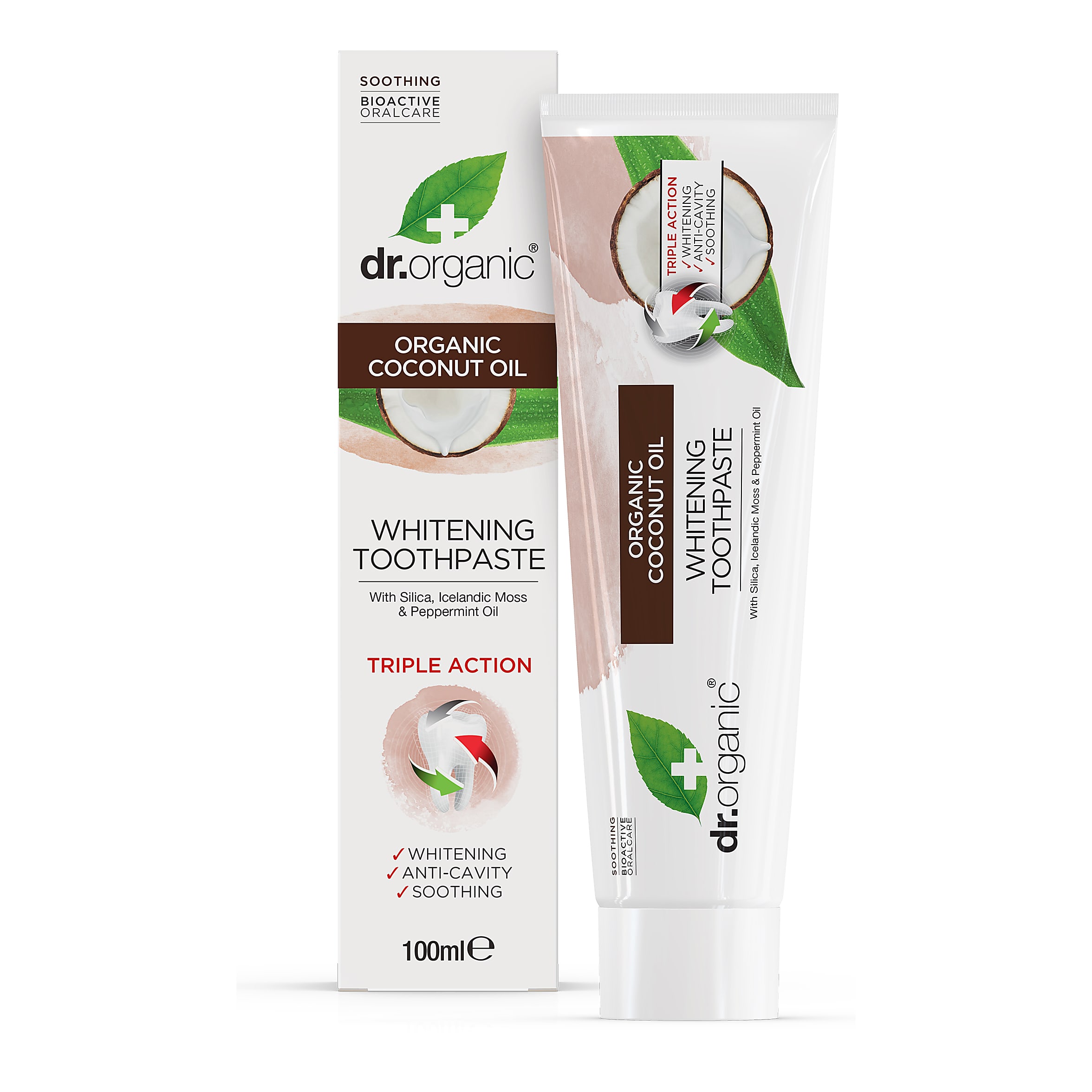

Toothpaste with coconut oil Dr.Organic 100 ml