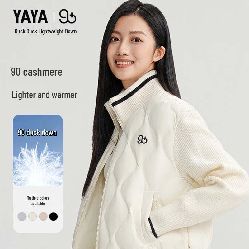 

YAYA Women s Hooded Short Down Jacket S 155/80A