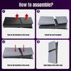 Face Plate Console Cover Anti-Scratch Plastic Hard Shell Side Plate Shell Dustproof Shockproof for PS 5 Pro Disc/Digital Edition