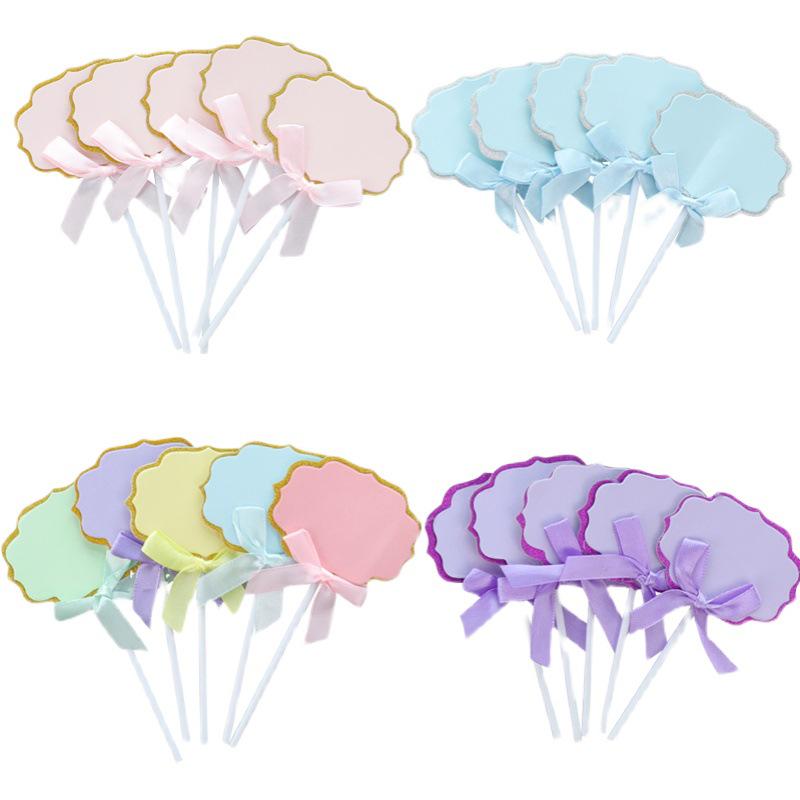 Writable Cloud Topper Greeting Card for Cake Decoration - Birthday & Dessert Table Accessory