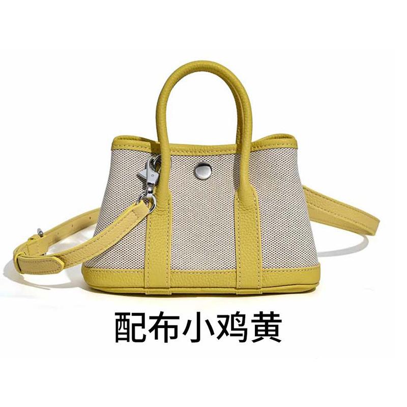 First layer cowhide garden bag going out fashionable commuter handbag shoulder bag women's bag