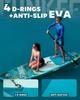 New SUP Inflatable Paddle Board for Surfing & Water Skiing