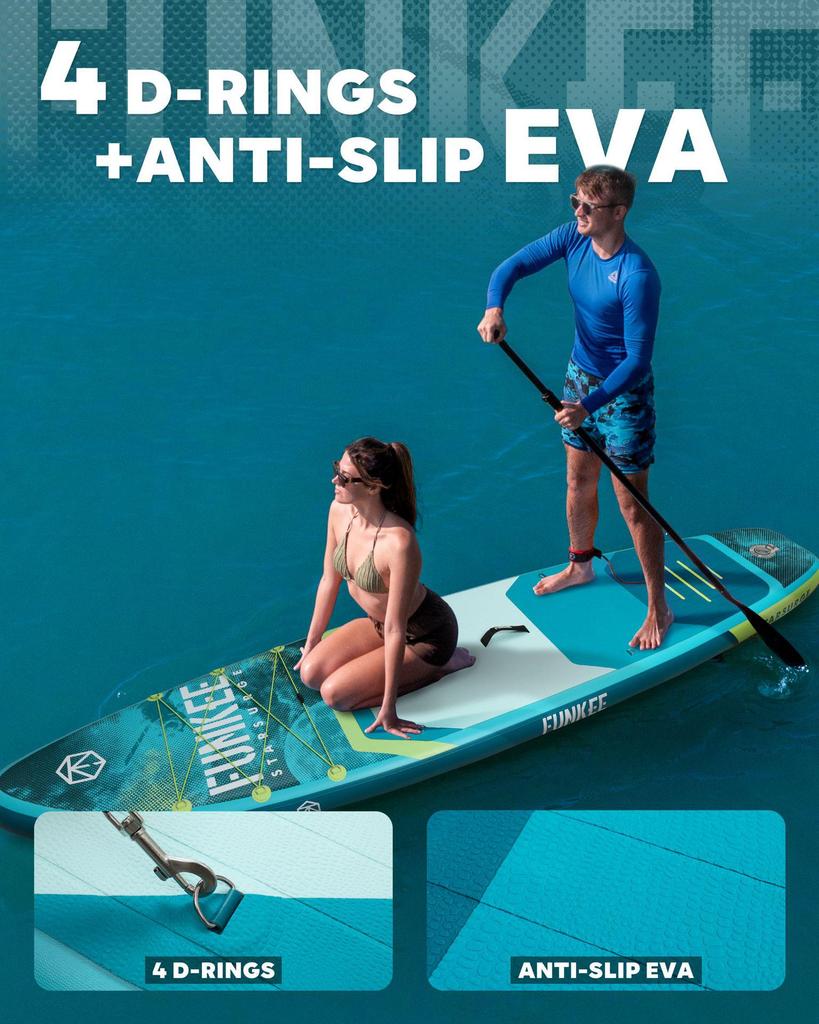 New SUP Inflatable Paddle Board for Surfing & Water Skiing