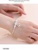 Sterling Silver Dreamcatcher Bracelet - Dreamy, Versatile Light Luxury for Women