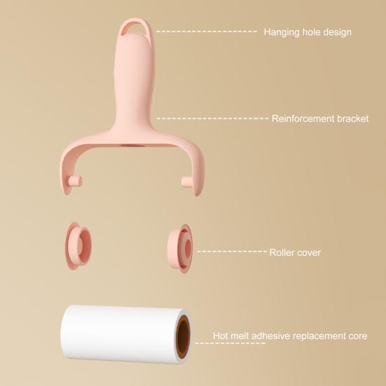 Lint Roller for Pet Hair Portable Handheld Cat Dog Hair Remover with 3 Refills for Laundry Clothes Couch Carpet Bedding Furniture