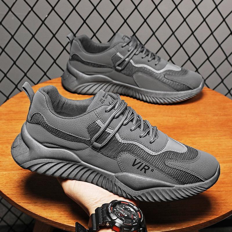 

Men s shoes 2025 new spring sports shoes mesh breathable white shoes men s casual running shoes Forrest Gump tide shoes 39