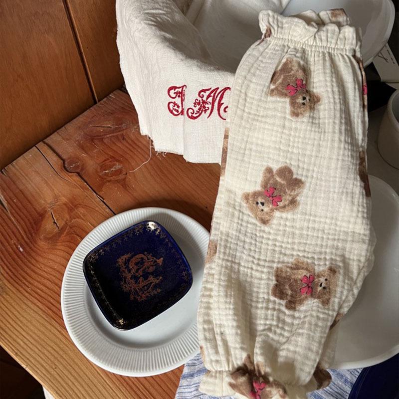 Korean Style Baby and Toddler Summer Floral Lantern Pants