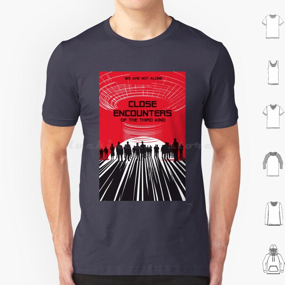 T Shirt 6xl Cotton Cool Tee Movie Cinema Cinephile Retro Scifi Ufo Minimalist I Want To Believe Universe Steven Spielberg