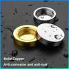 4Pcs Billboard Decoration Nails Pure Copper 14/25mm Glass Screw Nails Decoration Screw Nails for Billboard Installation