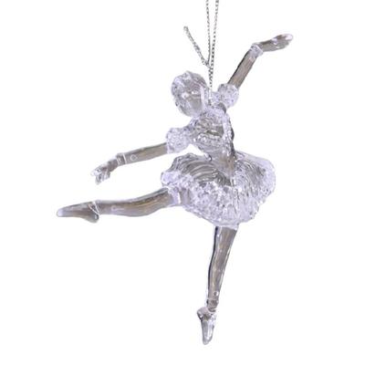 Ballet Girl Christmas Ornament Holiday Themed Acrylic Decoration Festival Season Indoor And Car Display Pendant
