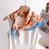 Feiyun Liufang Printed Silk Scarf Square Scarf Premium Shawl Professional Versatile Neck Small Square Scarf Headscarf