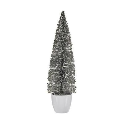 Christmas Tree - Unspecified - Silver - White - 10 X 38 X 10 Cm
