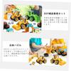 Huang Yem Construction Carpenter Pretend Assembly Car Toy Work Construction Vehicle Working Construction Mini Sand Christmas Vehicles, Play, Toy,