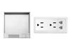 Stainless Steel Concealed Universal Floor Power Socket Box