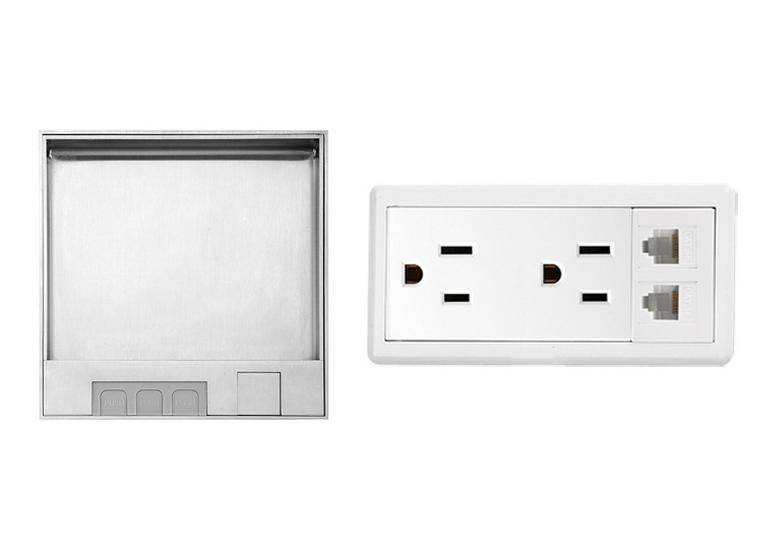 Stainless Steel Concealed Universal Floor Power Socket Box