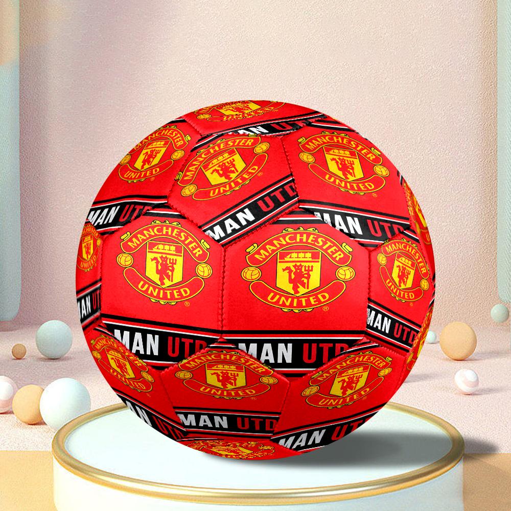 Man-chester Football Size 5 Soccer Balls, Anti-Slip, Protective Football, Outdoor Sport, a Unique Gift Suitable for Him/her, Birthdays