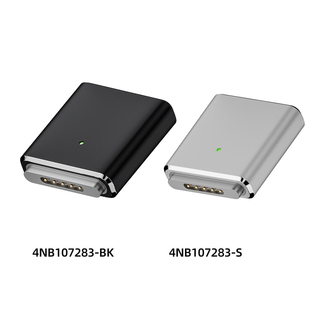 Typ C auf Mag 3 100W Gerader Stecker Adapter Schnellladung Tragbarer Konverter für Book Air 15in M2-Chip 2023