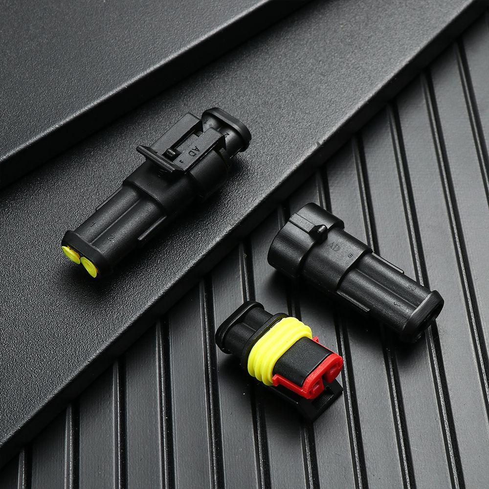 Sealed For Electrical Car Automotive Connectors 12V 2Pin Electrical Wire Male and Female Plug