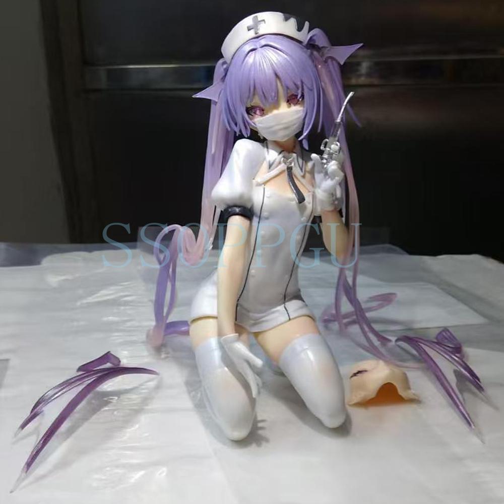 

LATEST Pink Charm Figure YV EVE SWEET TOXIC Rurudo Nurse 1/6 Animation Girl POLYVINYL CHLORIDE Action Figure Plaything Statue Adult Collector (As shown-14278)-
