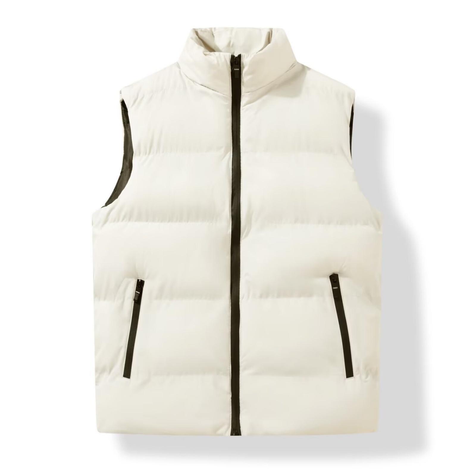 Мужской -цветный Повседневный Жилет, Мужской И Женский Утепленный Теплый Жилет-Куртка На Молнии С Воротником-стойкой M