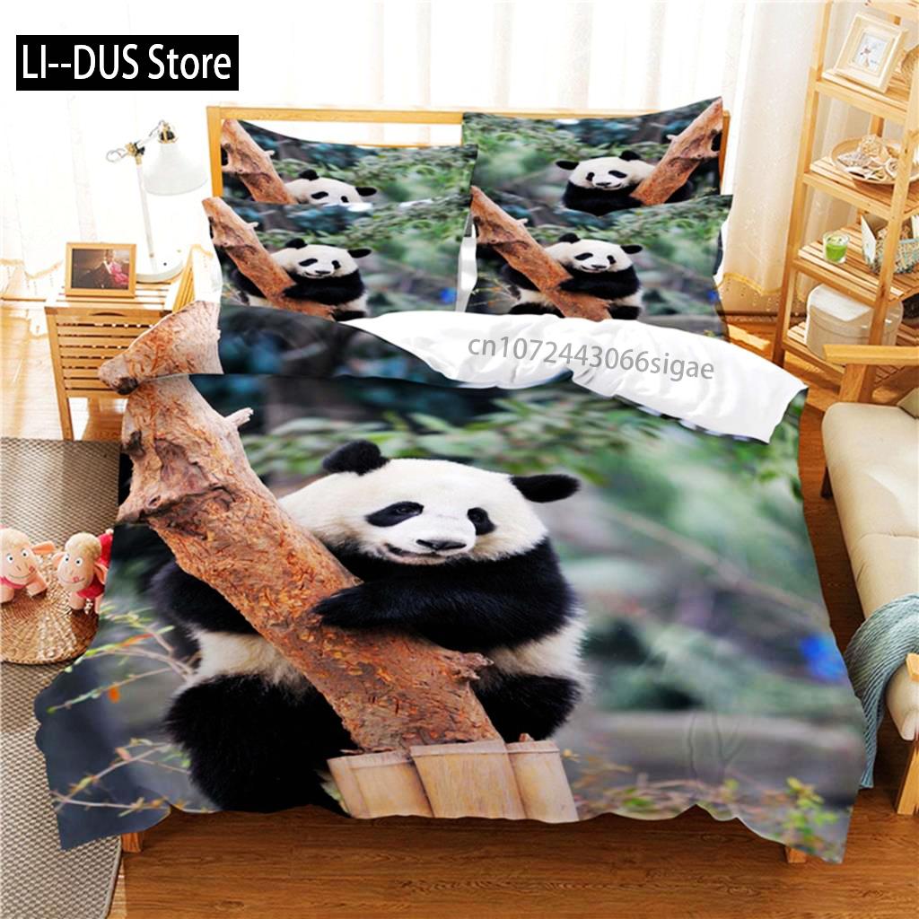 National Treasure Panda Bedding Set Duvet Cover Set 3d Bedding Digital Printing Queen Size Bedding Set Fashion Design