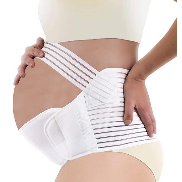 Ceinture de soutien de grossesse 3 en 1 avec design à bretelles pour le deuxième et le troisième trimestre