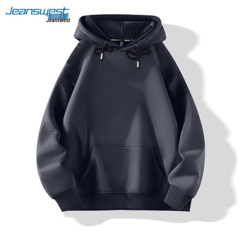 Jeanswest Men's Relaxed Fit Heavyweight Hooded Sweatshirt
