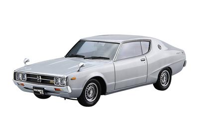 Aoshima Bunka Kyozai The Model Car Series Nissan GC111 Skyline 1976 Plastic Model 1/24 No.51 HT2000GTX-E S