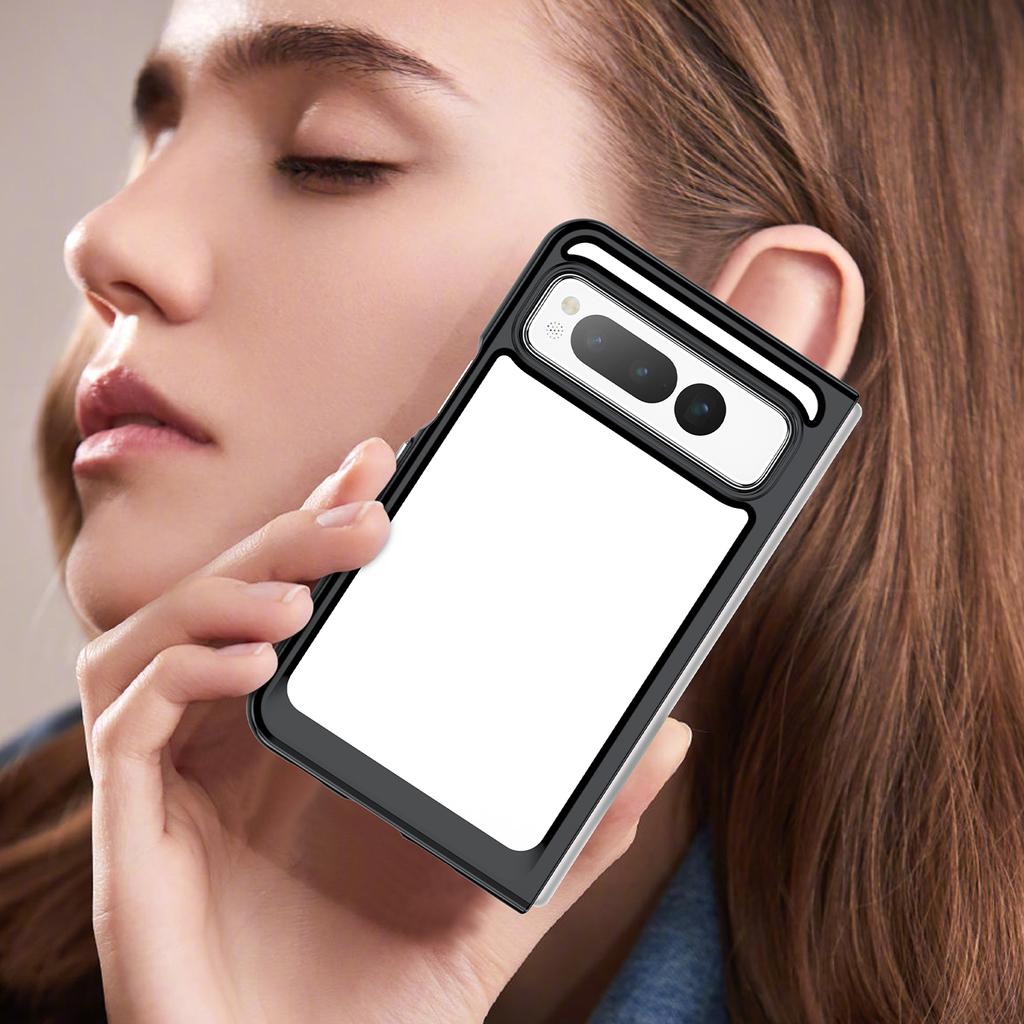Colorfull Transparent Protective Colorful  TPU Case for Google Pixel Fold Protective Shockproof Full Touch  Protection Cover