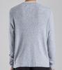 Beoteunseoul Wool Blend Layered Henley Neck Knit (Gray)