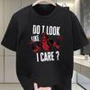 Deadpool I Look Like I Care Printed Tshirt Summer 2026 New Style Loose and Casual Trendy Shortsleeved Top