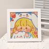 High-End Diamond Painting Diy Van Gogh Starry Sky Cat Creative Handmade Toy Table Decoration Diamond Painting With Frame