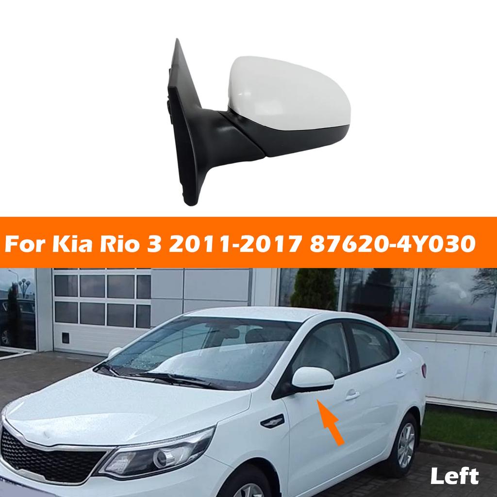 1Pc Left Side Mirror For Kia Rio 3 2011-2017 5Pins 87610-Y030