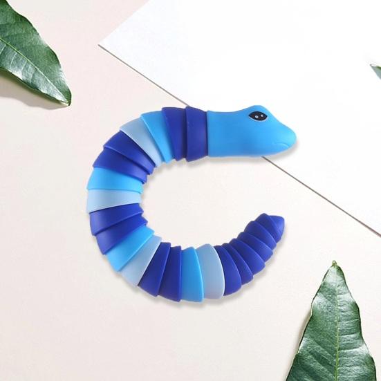 Jucărie Fidget Flexibilă Amuzant Educațional Portabil Reducerea stresului Decompresie Copii Adulti Șarpe Senzorial