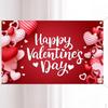 Garden Flag Decor Printed Romantic Holiday Banner Anniversary Valentines Day Party