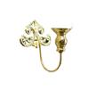 European and American Retro Pattern Wrought Iron Wall Candlestick Wedding Light Luxury Decoration Candle Cup