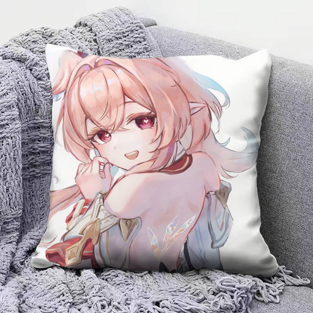 Linnea Cute Genshin Impact Home Sofa Cushion Covers and Aecorative Custom Pillow Covers