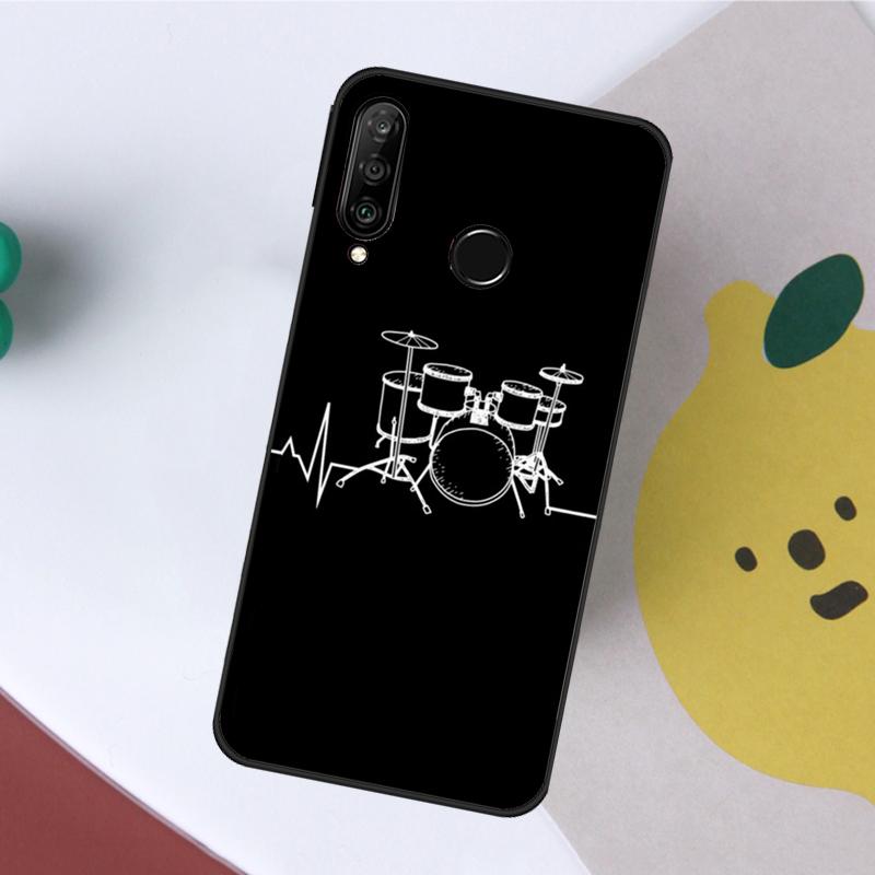 Drum Drummer Music Dj For Huawei Nova 12s 12i 11i 8i Y73 Y72 Y61 Y91 Y90 Y70 Y60 9 10 SE P30 P40 Lite P60 Pro Case