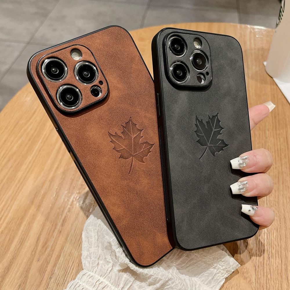 Leather Retra Case For iPhone 17 Air 16 15 14 13 12 11 Pro Max Plus 16E iPhone15 iPhone14 iPhone13 iPhone12 Comfortable Cover
