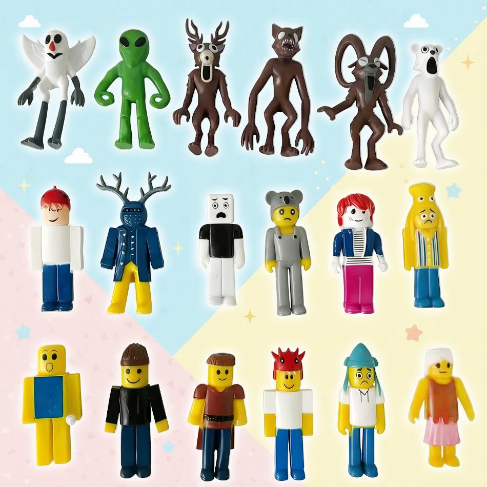 18 Stück/Set 99 Nächte im Wald Figuren Figuren Figur Eule Ziege Wolf Hirsch 99 Nächte im Wald Figur Plastikspielzeug Geschenke