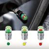 4/8PCS Tyre Pressure Monitoring Alarm Car Motorbike Wheel Valve Cap Tyres Pressure Indicator External Valve Detection Tool