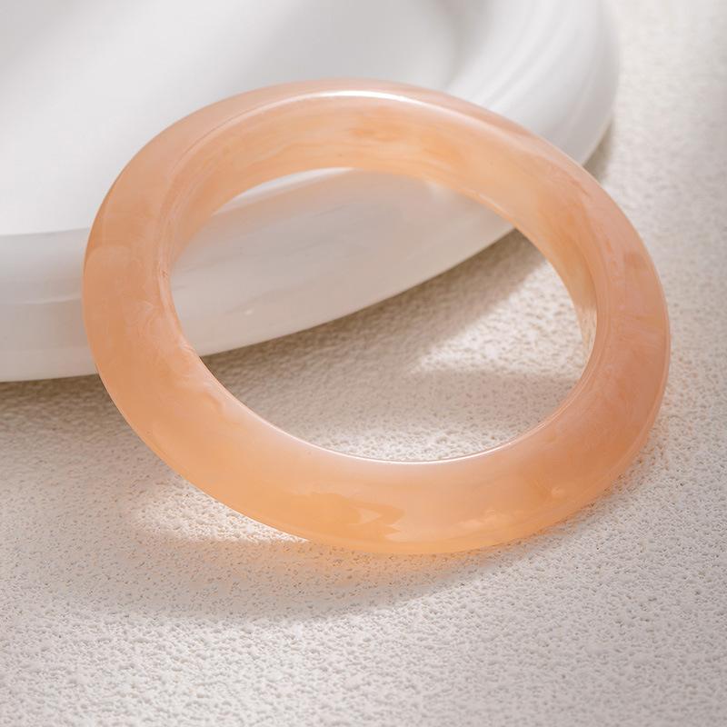 Smudge Irregular Resin Bracelet Women'S Retro Simple High-End Bracelet Wind Versatile Jewelry