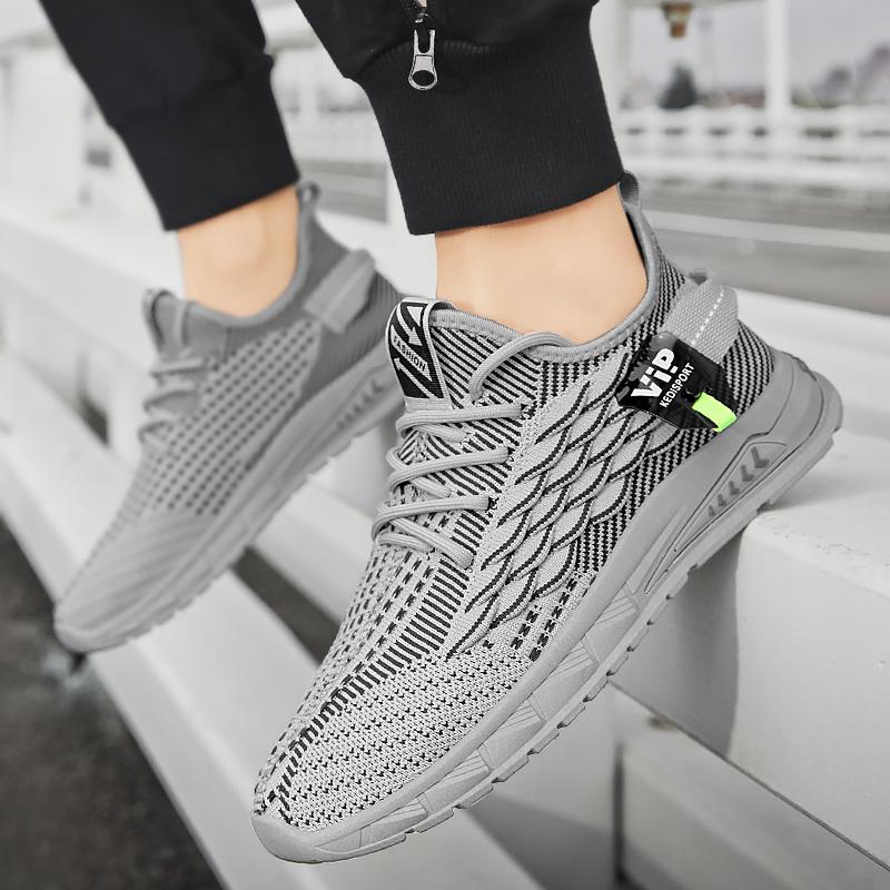 Fashion Men's Running Shoes Comfortable Sports Shoes High Quality Lightweight  Athletic Train Sneakers Lace Up Breathable Sneakers 39-44