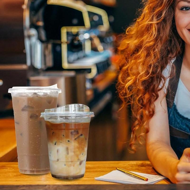 Disposable Plastic Transparent PET Milk Tea Cold Drink Coffee Cup Is Convenient Practical Exquisite Heat-resistant  Daily Life