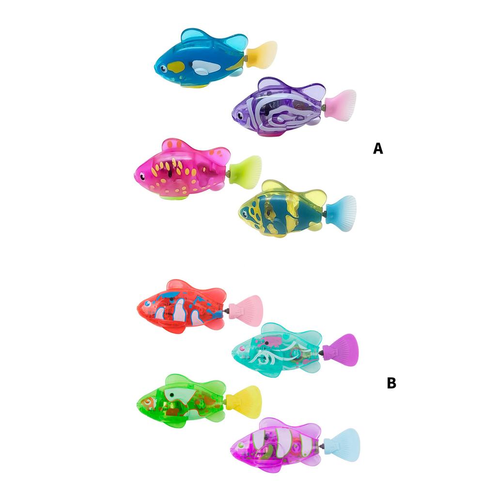 4pcs Interactive Electric Swimming Fish Cats Toy Automatic Motion Sensor Safe For Indoor Cats Exercise Entertainment