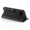 For Google Pixel 9a Case Stand Wallet Calf Texture PU Leather Flip Phone Cover with Wrist Strap