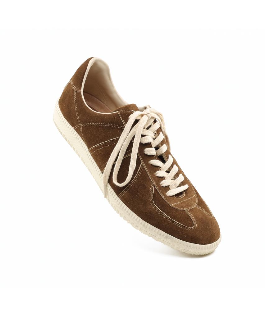 Yase Grima 8-Hole Suede German Army Sneakers Brown (A Type)