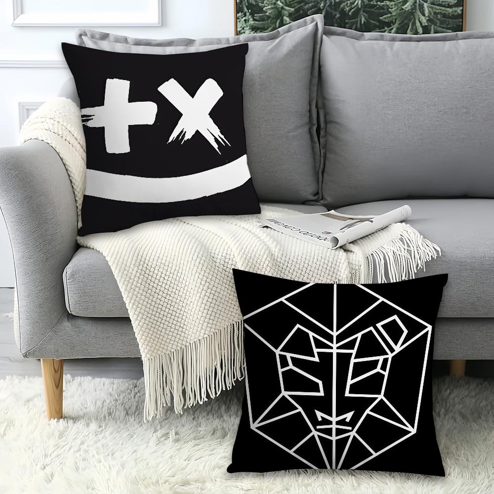 Dutch disc jockey M-Mar T-Tin G-Garrix Pillow Case Office Cushions Suitable For Sofa Car Bedroom Decorative Cushion Cover